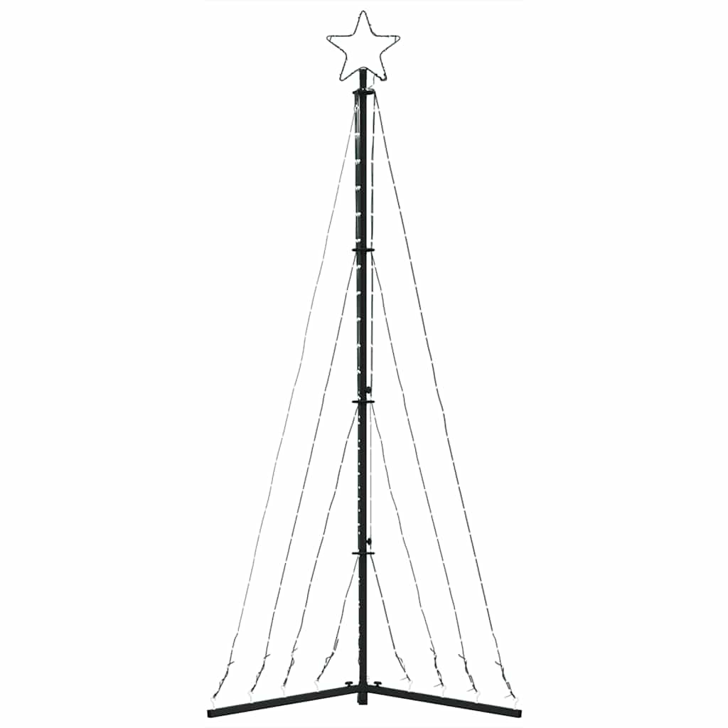 LED božićno drvce 339 LED šarenih 187 cm