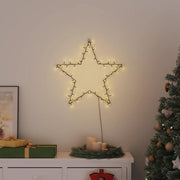 Božićna svjetla silueta zvijezde 80 LED dioda toplo bijela