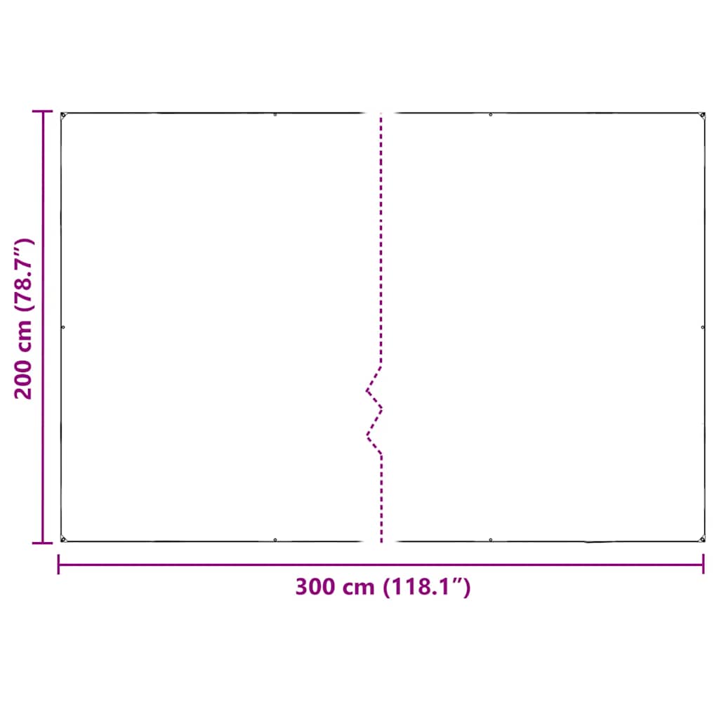 Pokrivač za biljke s ušicama 2x3 m PVC