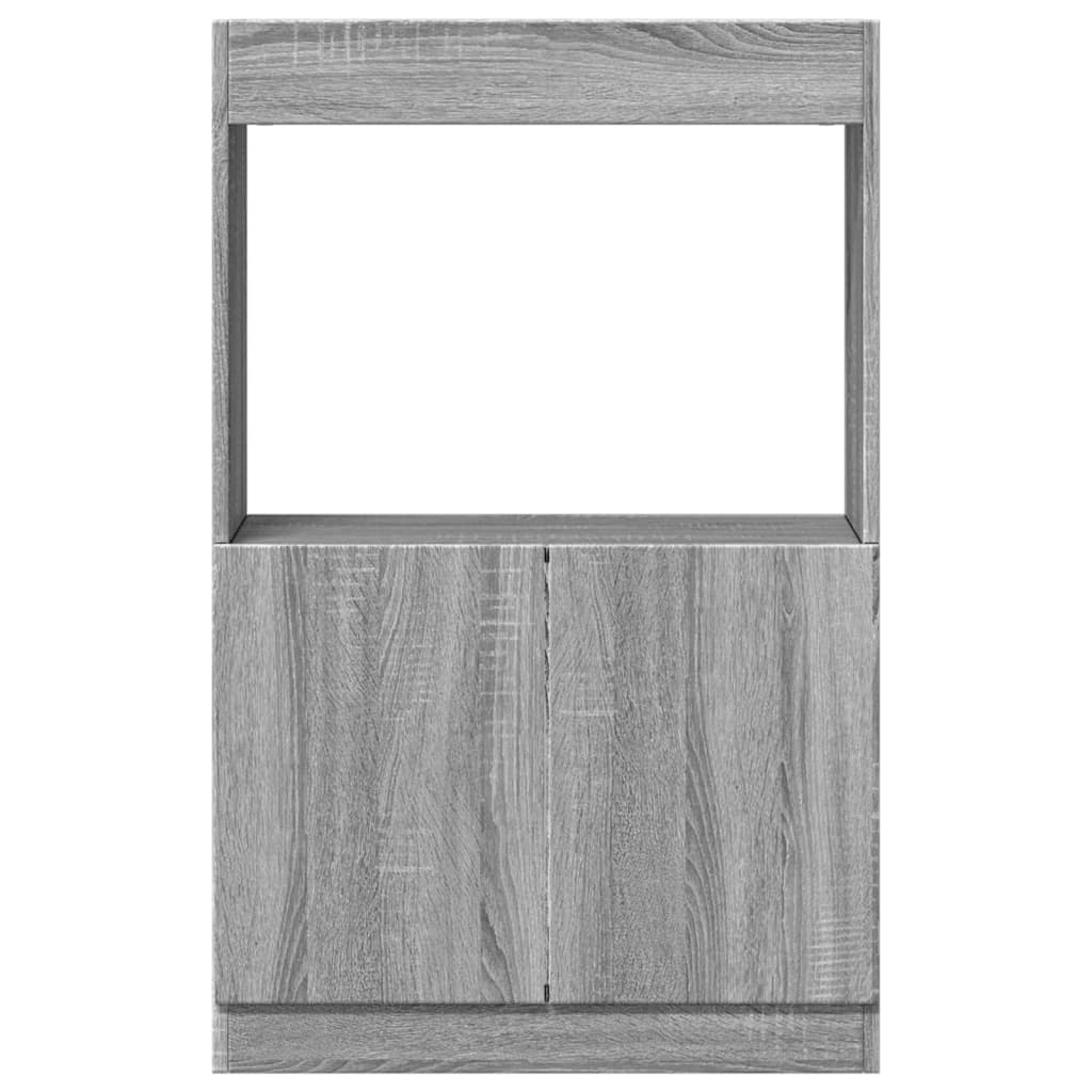 Visoka komoda boja hrasta 63x33x100 cm od konstruiranog drva
