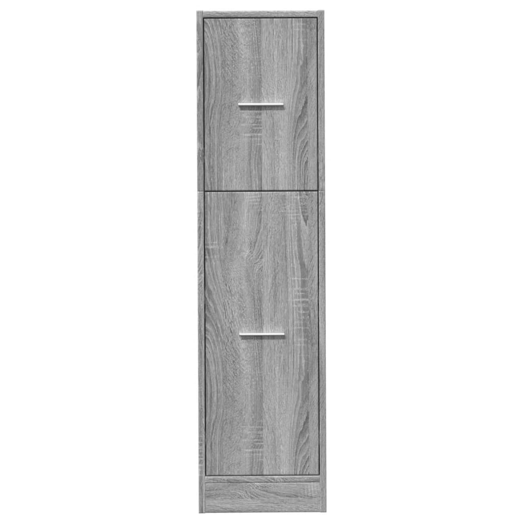 Ormarić za lijekove boja hrasta 30x41x118 cm konstruirano drvo