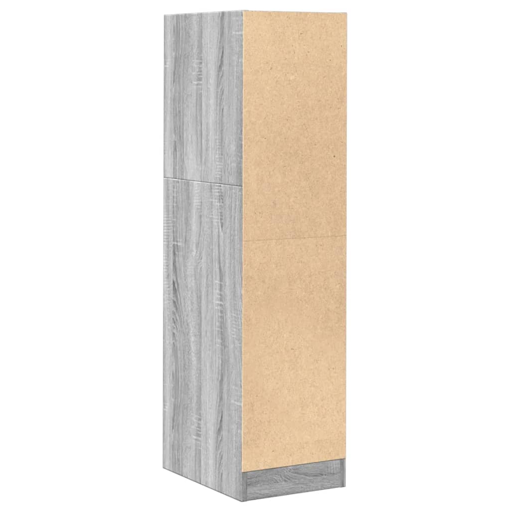 Ormarić za lijekove boja hrasta 30x41x118 cm konstruirano drvo