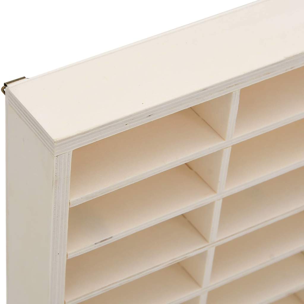 Drvena kolekcionarska vitrina s 80 odjeljaka 80x4,5x40,5 cm