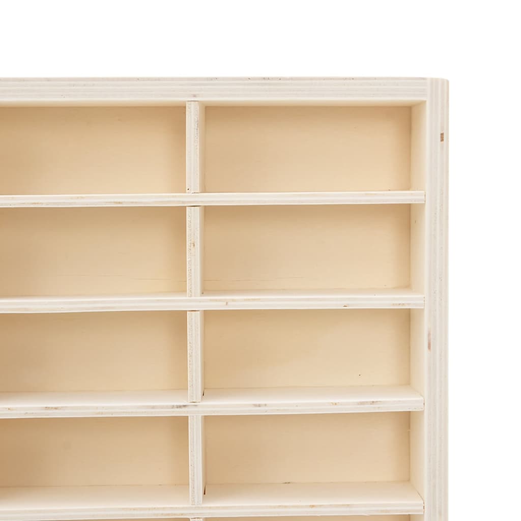 Drvena kolekcionarska vitrina s 90 odjeljaka 50,5 x 4,5 x 79 cm