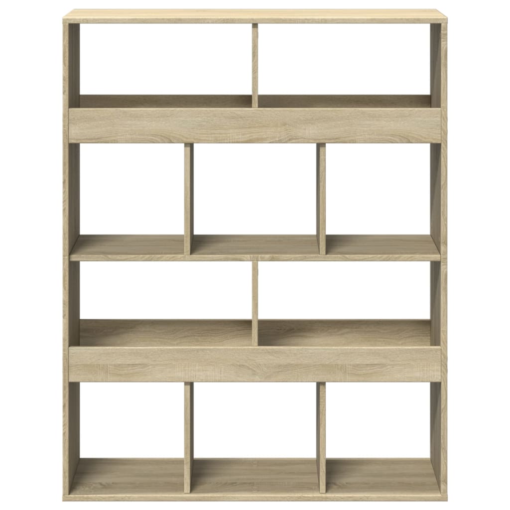 Regal za knjige boja hrasta 100x33x125,5 cm konstruirano drvo