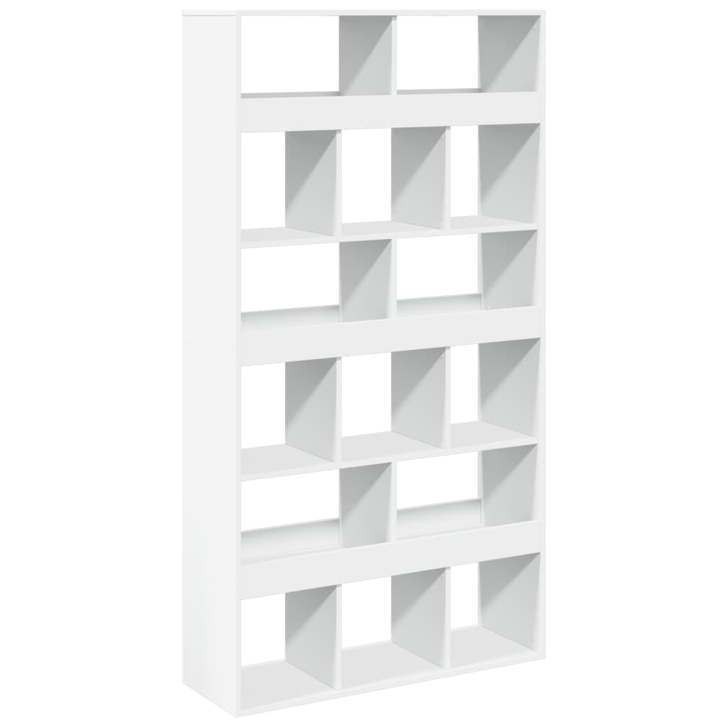 Regal za knjige bijeli 100 x 33 x 187,5 cm konstruirano drvo