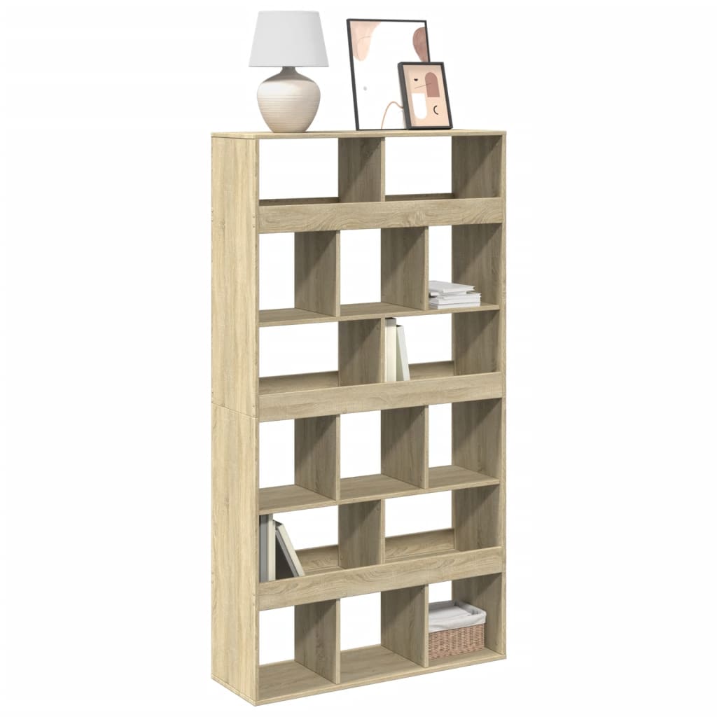 Regal za knjige boja hrasta 100x33x187,5 cm konstruirano drvo