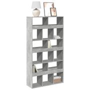 Regal za knjige boja betona 100x33x187,5 cm konstruirano drvo