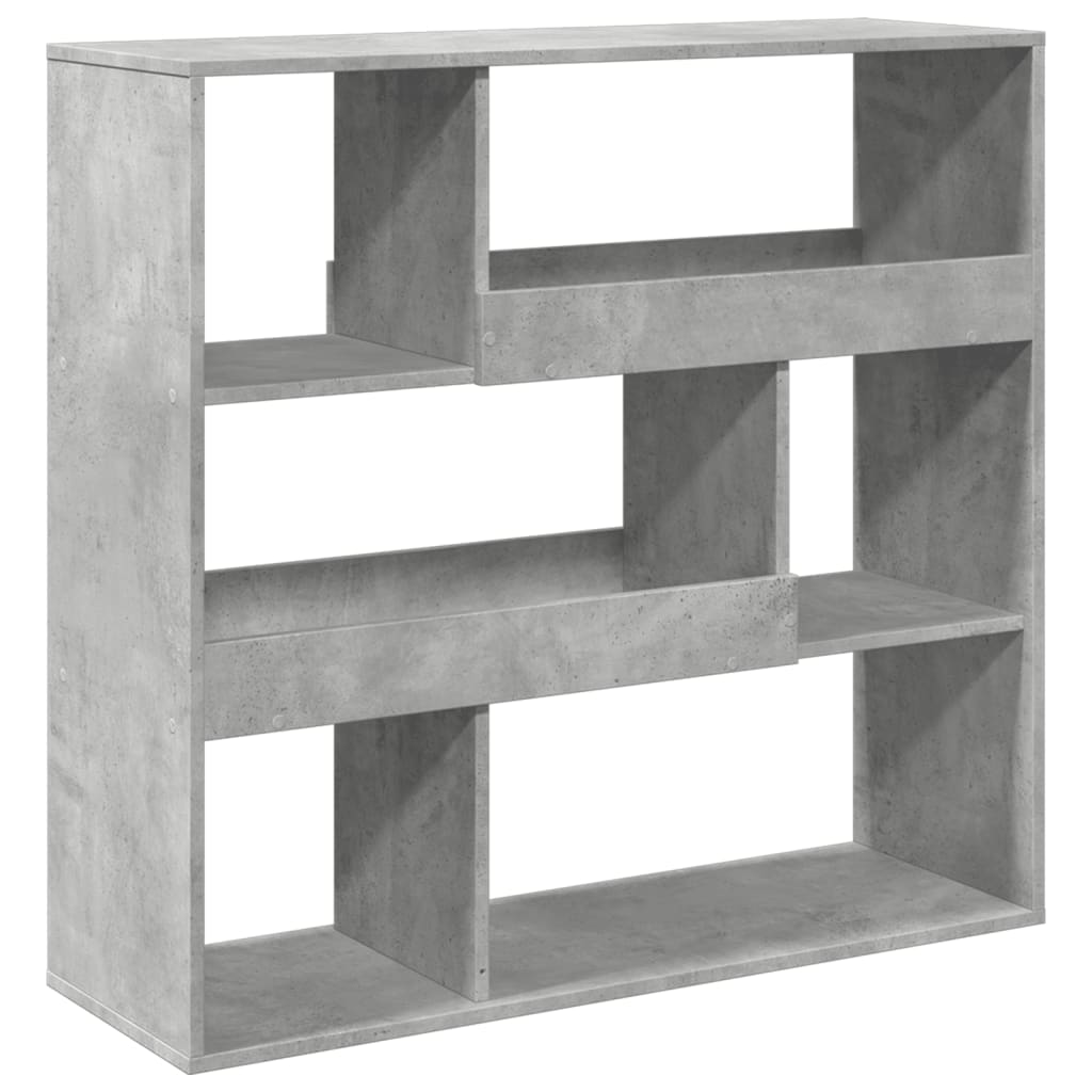 Sobna pregrada boja betona 100 x 33 x 94,5 cm konstruirano drvo