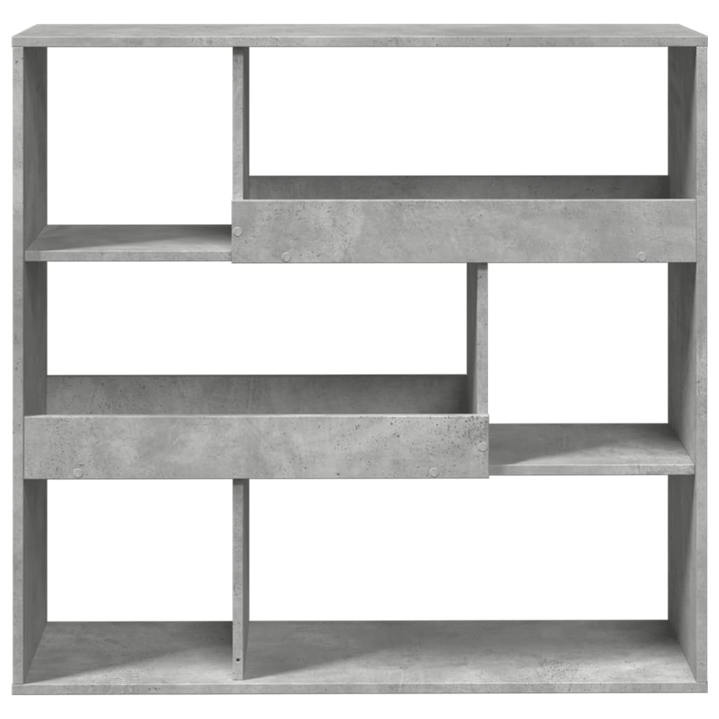 Sobna pregrada boja betona 100 x 33 x 94,5 cm konstruirano drvo