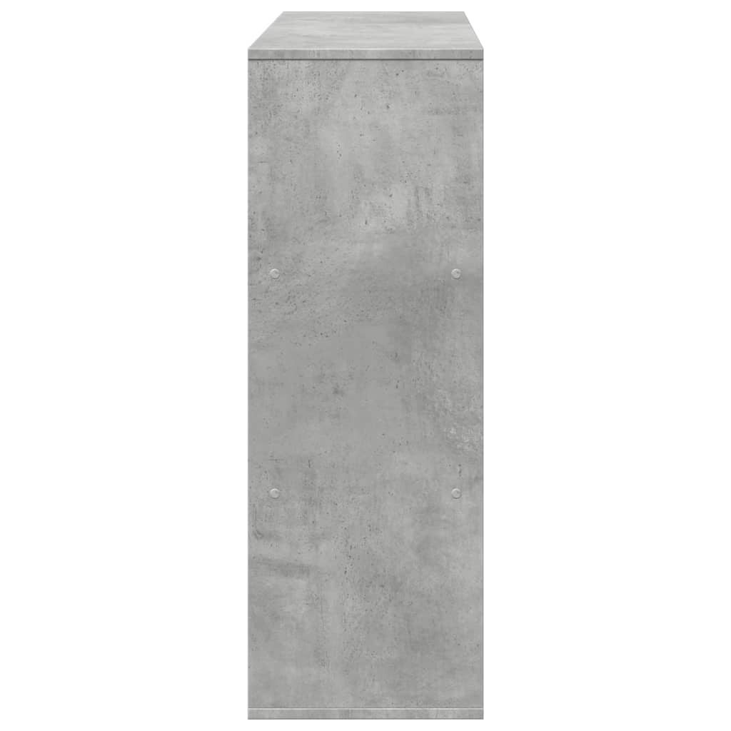 Sobna pregrada boja betona 100 x 33 x 94,5 cm konstruirano drvo