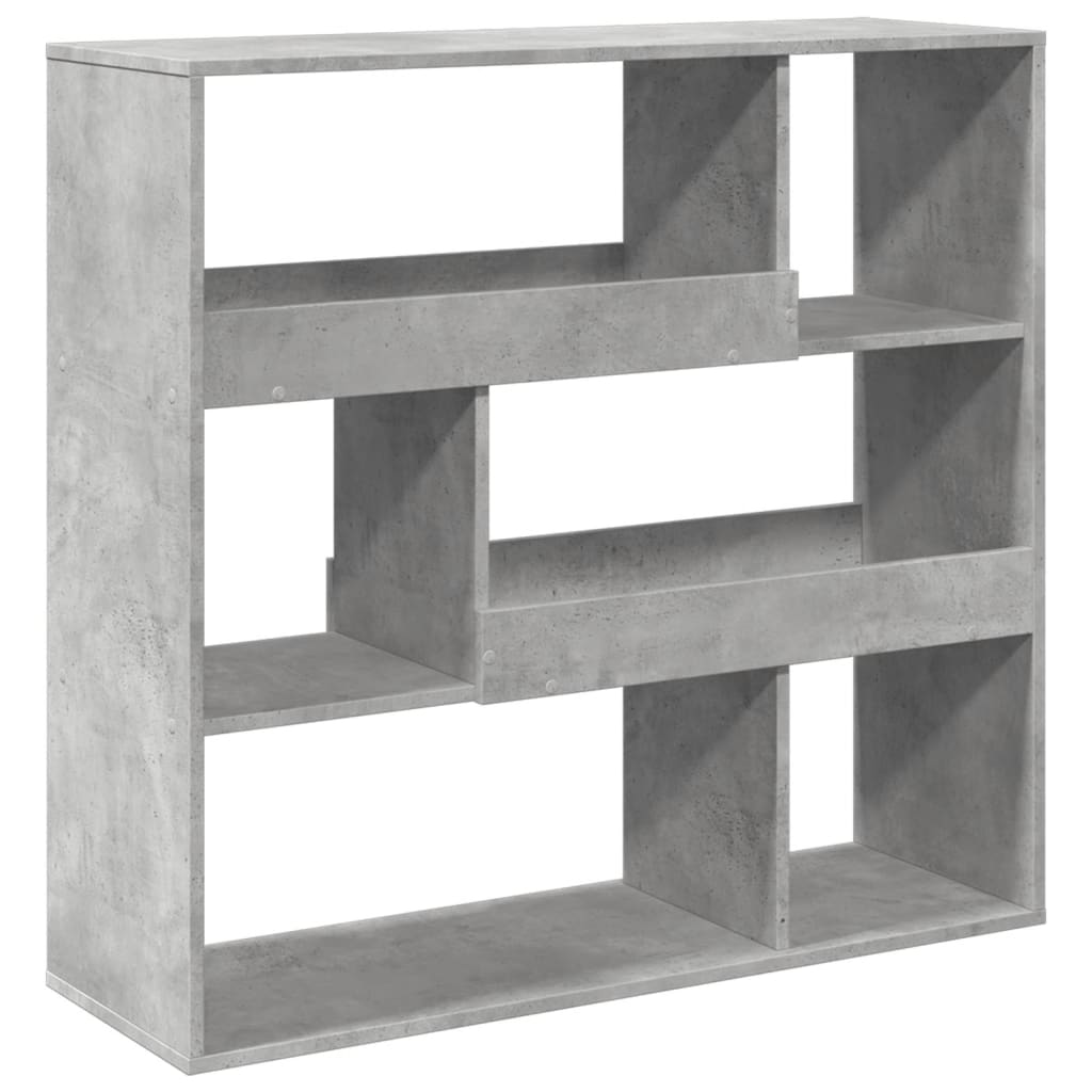 Sobna pregrada boja betona 100 x 33 x 94,5 cm konstruirano drvo