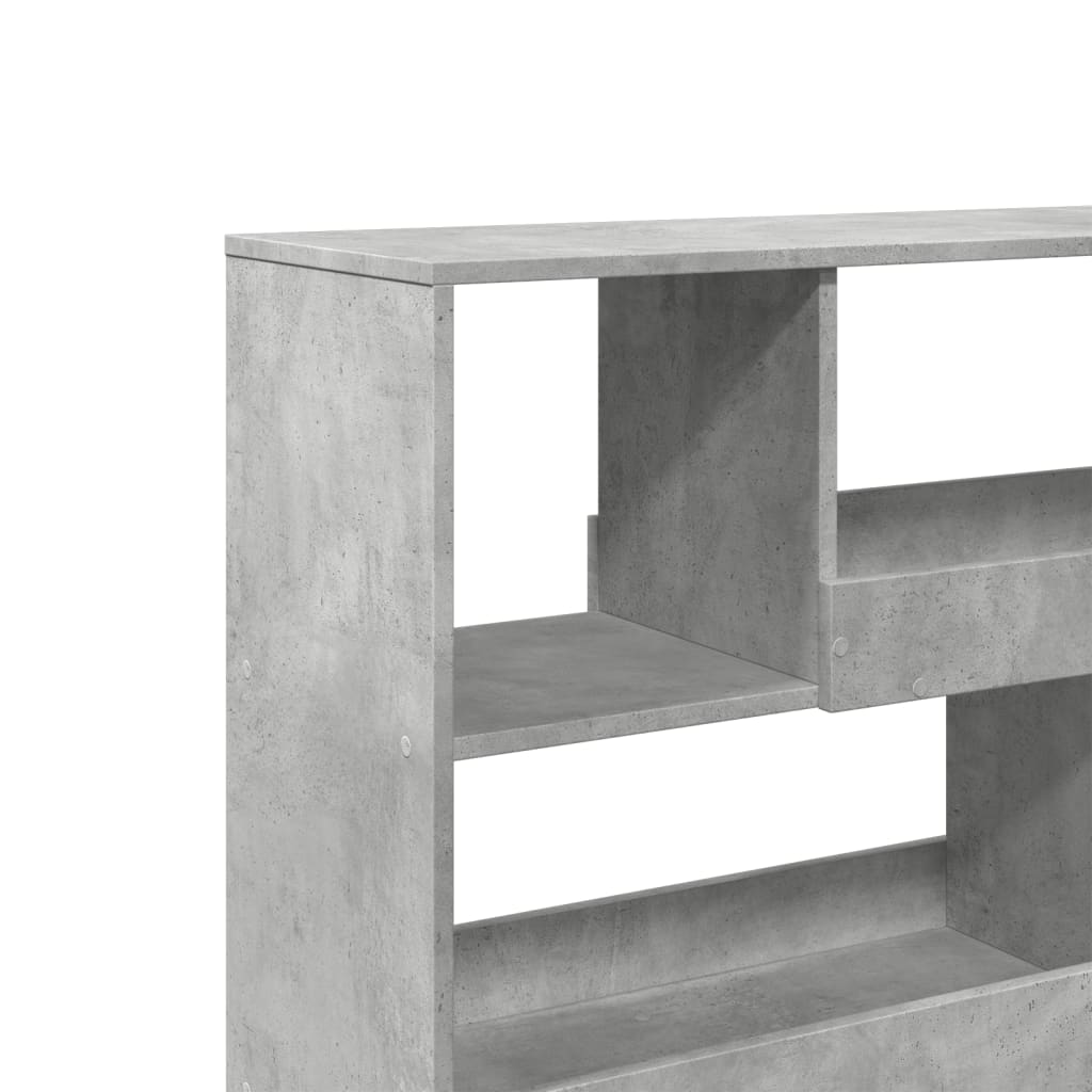Sobna pregrada boja betona 100 x 33 x 94,5 cm konstruirano drvo