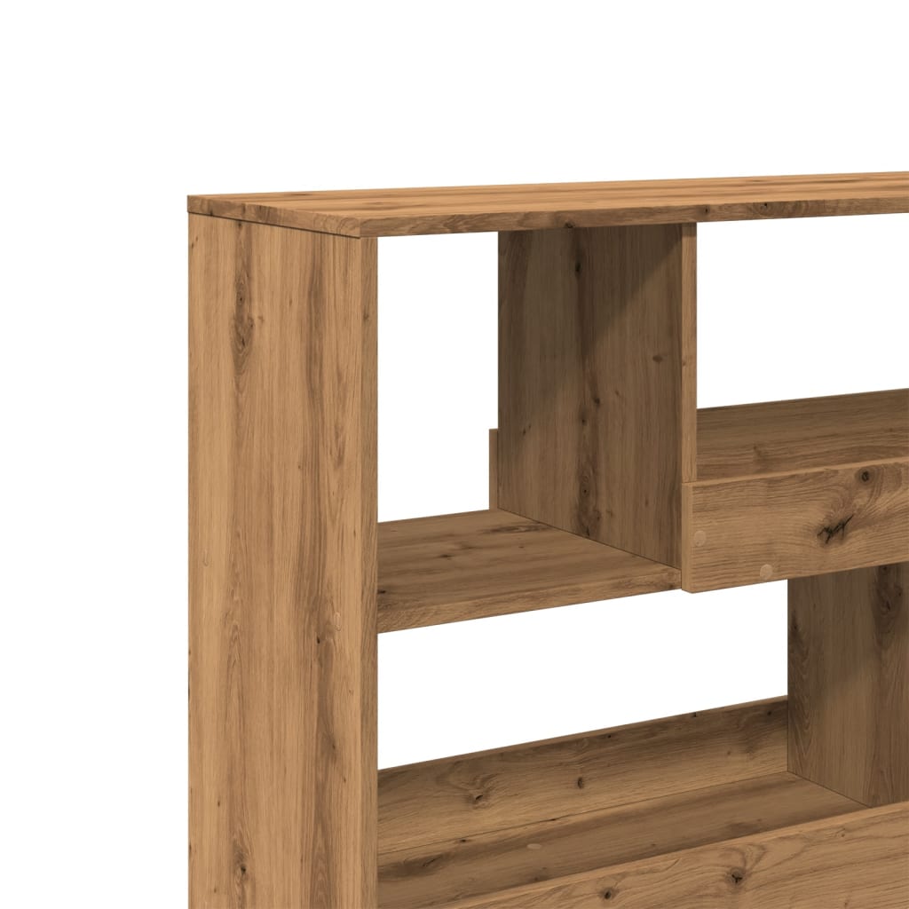Sobna pregrada boja hrasta 100 x 33 x 94,5 cm konstruirano drvo