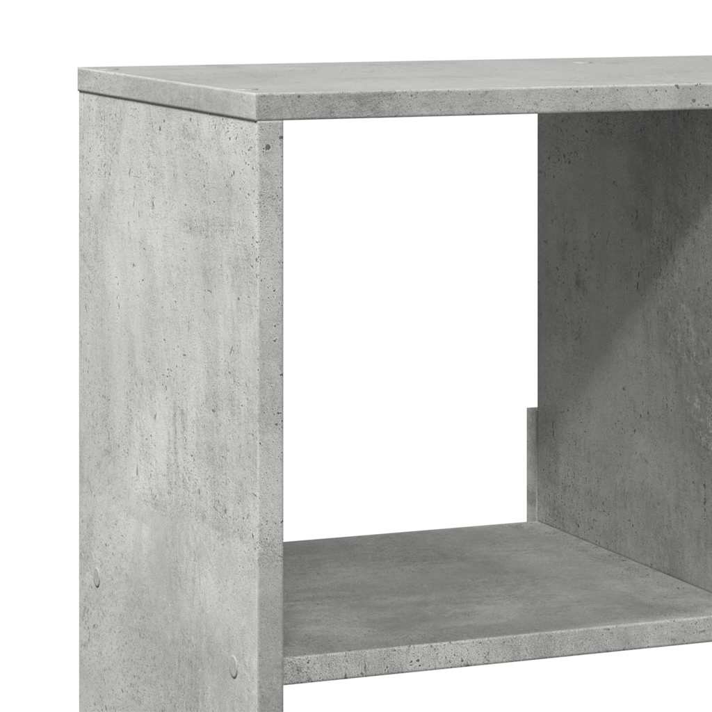 Sobna pregrada boja betona 100x33x125,5 cm konstruirano drvo