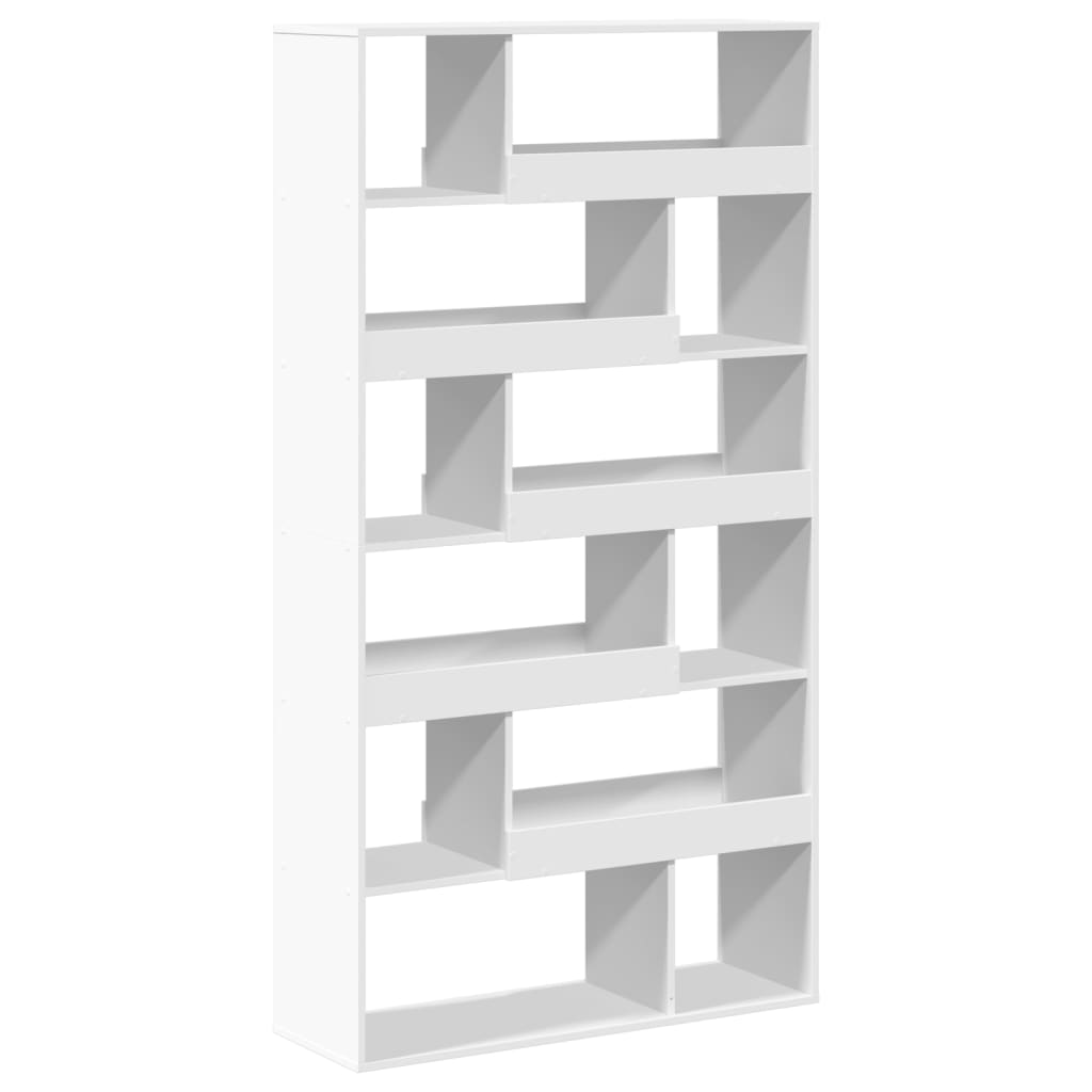 Sobna pregrada bijela 100 x 33 x 187,5 cm konstruirano drvo
