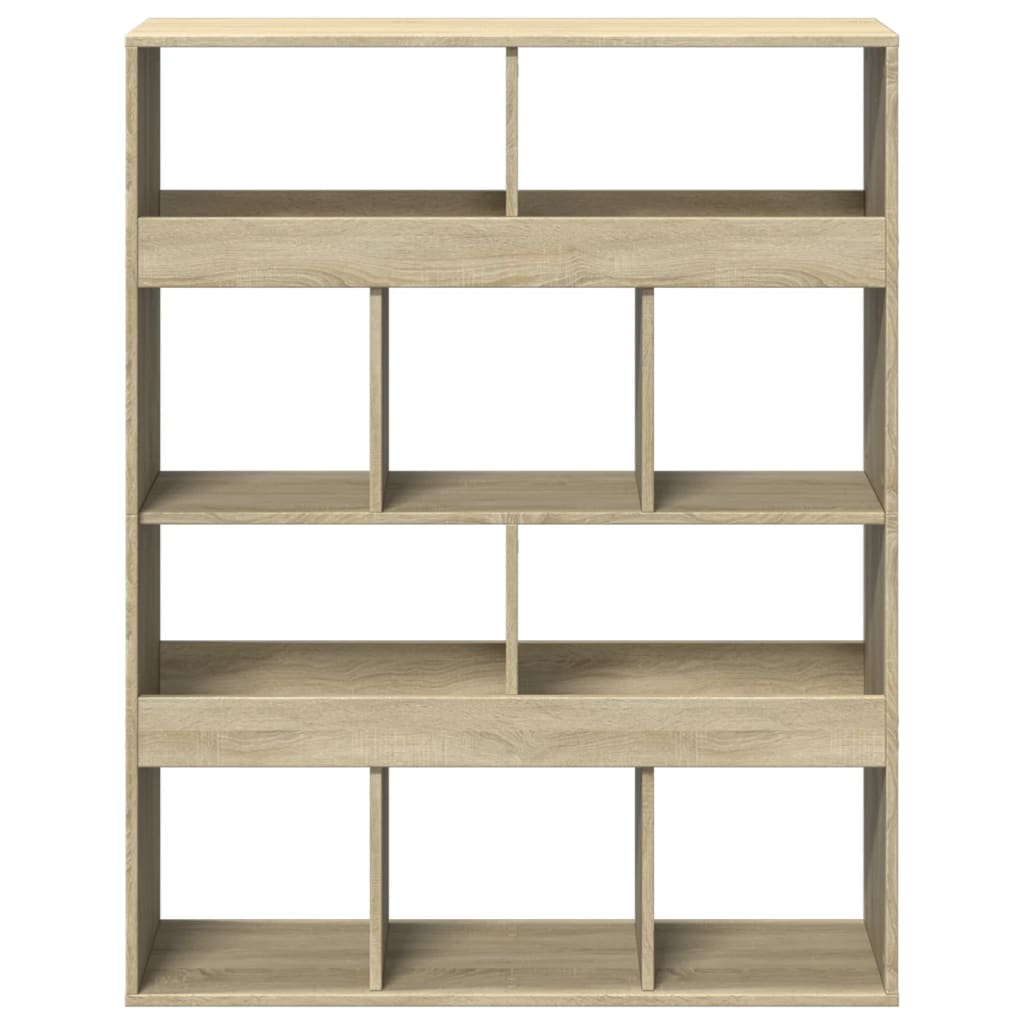 Sobna pregrada boja hrasta 100x33x125,5 cm konstruirano drvo