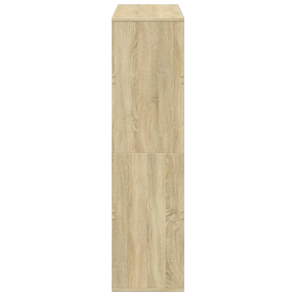 Sobna pregrada boja hrasta 100x33x125,5 cm konstruirano drvo