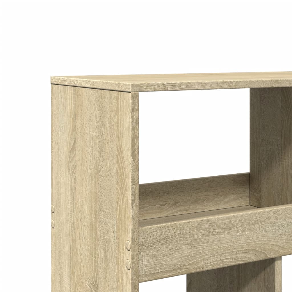 Sobna pregrada boja hrasta 100x33x125,5 cm konstruirano drvo