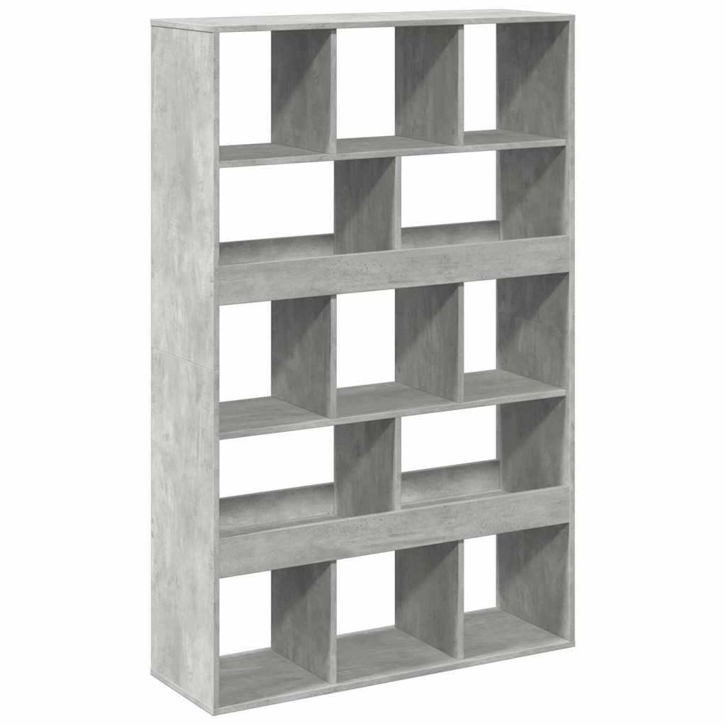 Sobna pregrada boja betona 100x33x156,5 cm konstruirano drvo