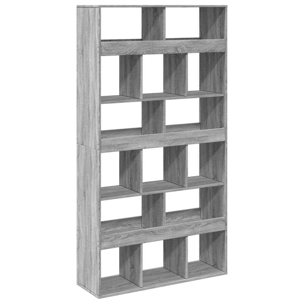 Sobna pregrada boja hrasta 100x33x187,5 cm konstruirano drvo