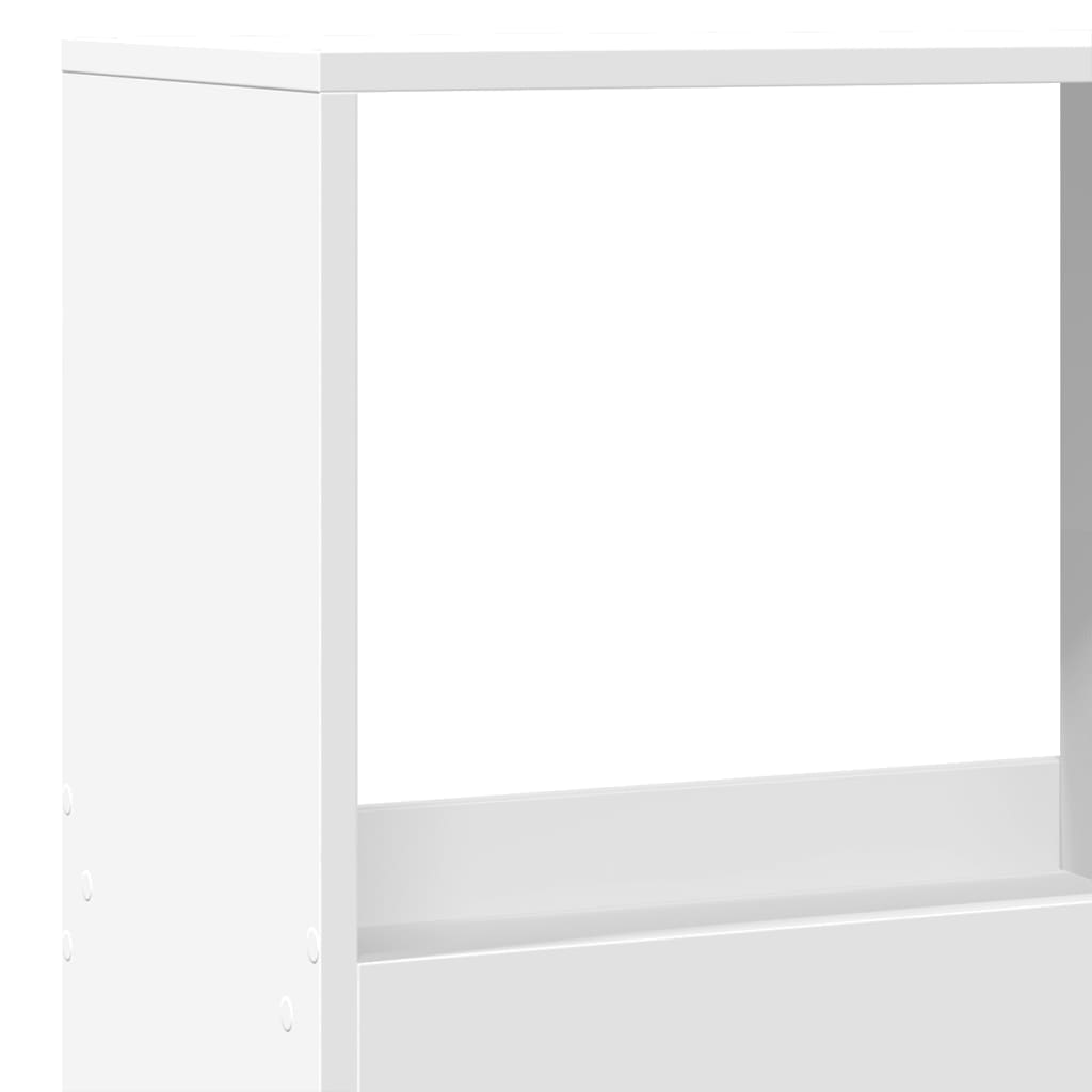 Sobna pregrada bijela 100 x 33 x 175 cm od konstruiranog drva