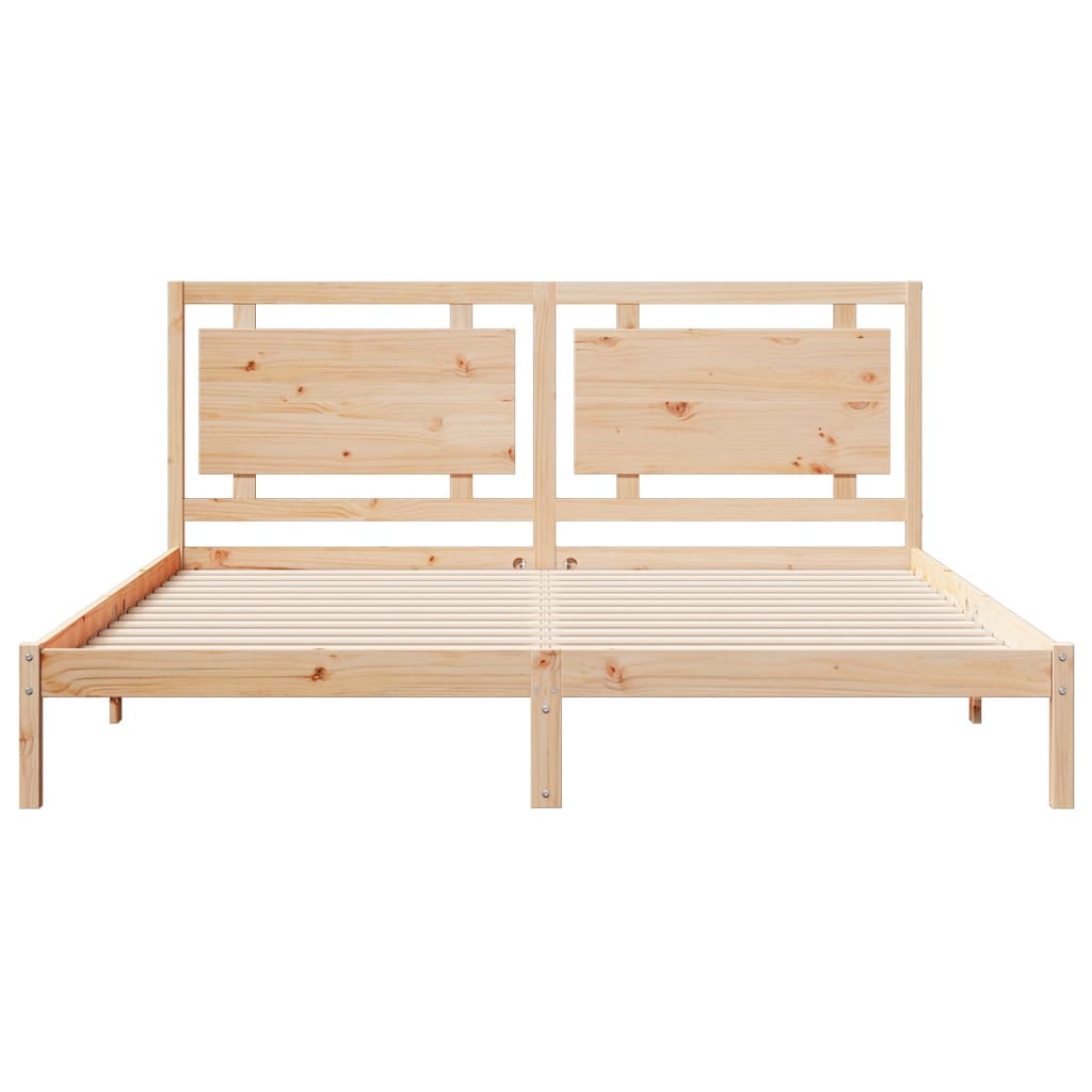Dugi okvir kreveta bez madraca 180 x 220 cm masivno drvo