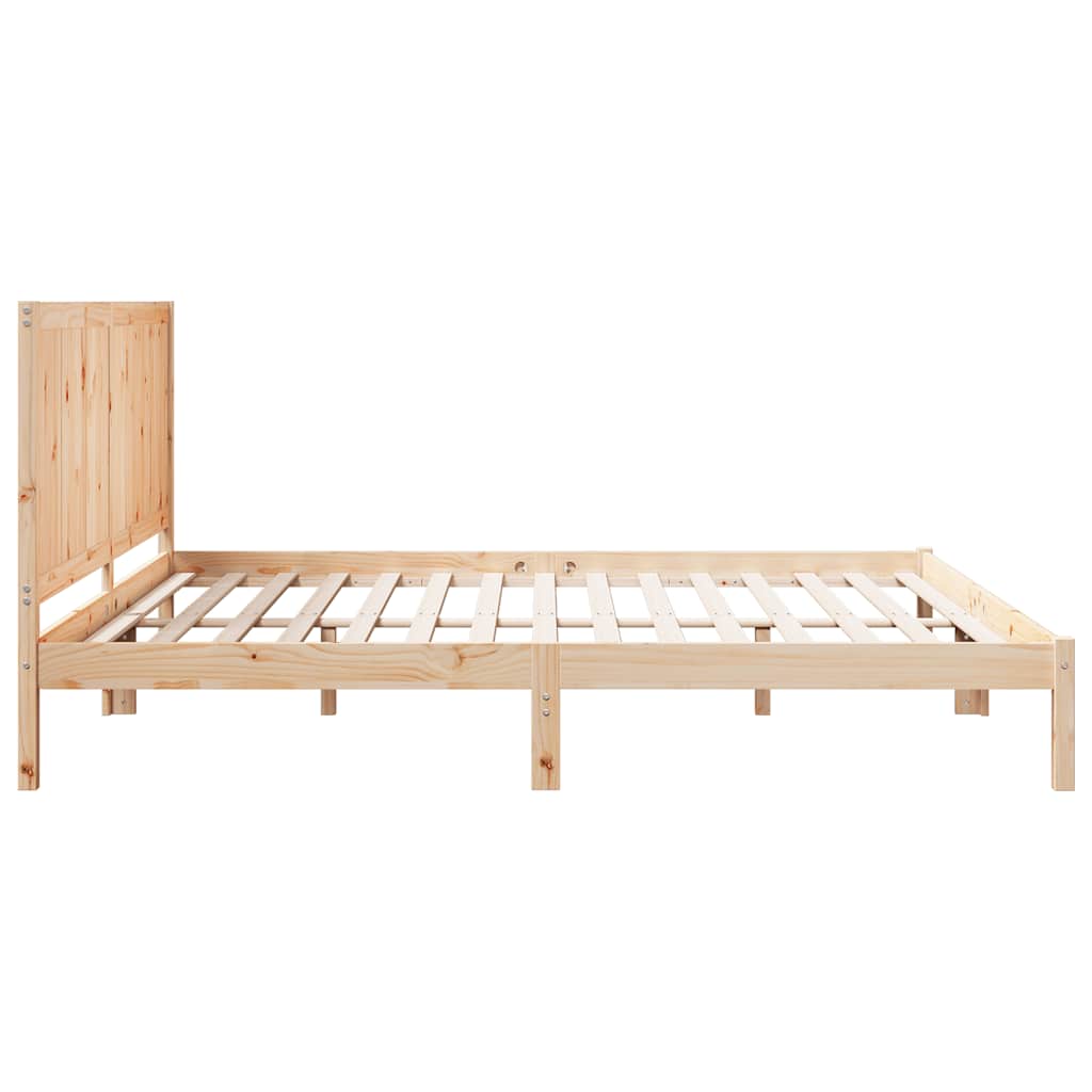 Dugi okvir kreveta bez madraca 200 x 220 cm masivno drvo
