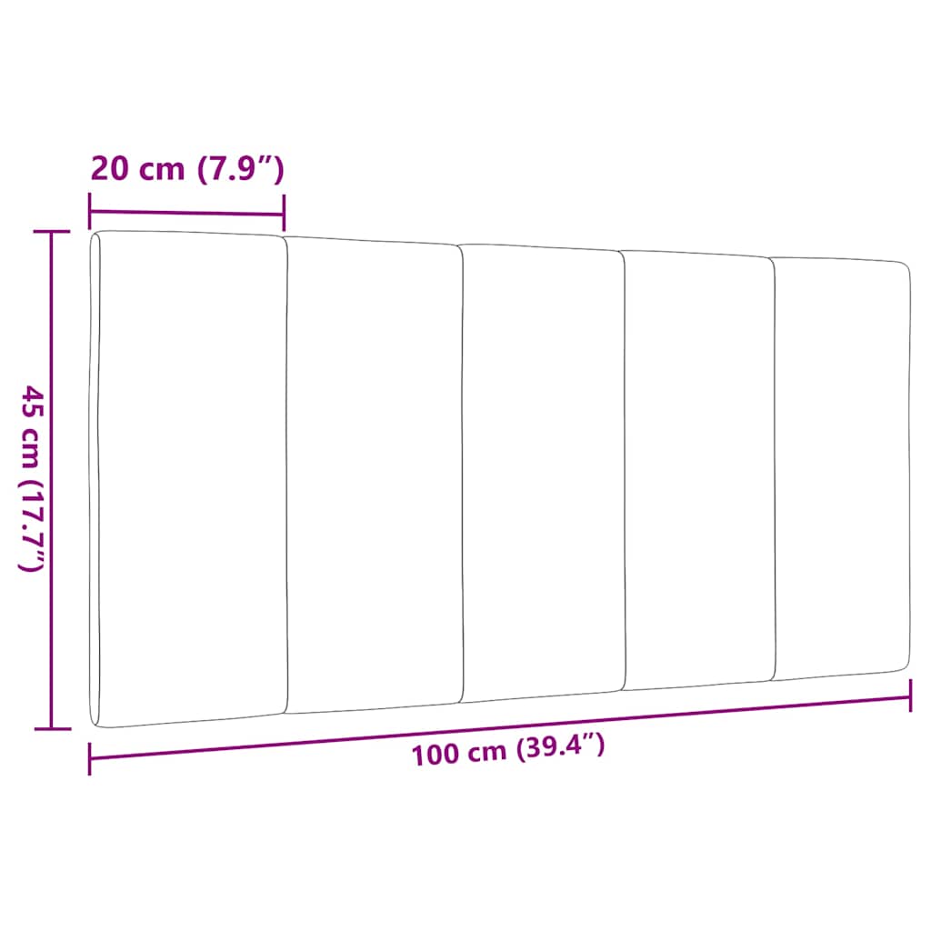 Jastuk za uzglavlje Hanko tamnosivi 100 cm od tkanine