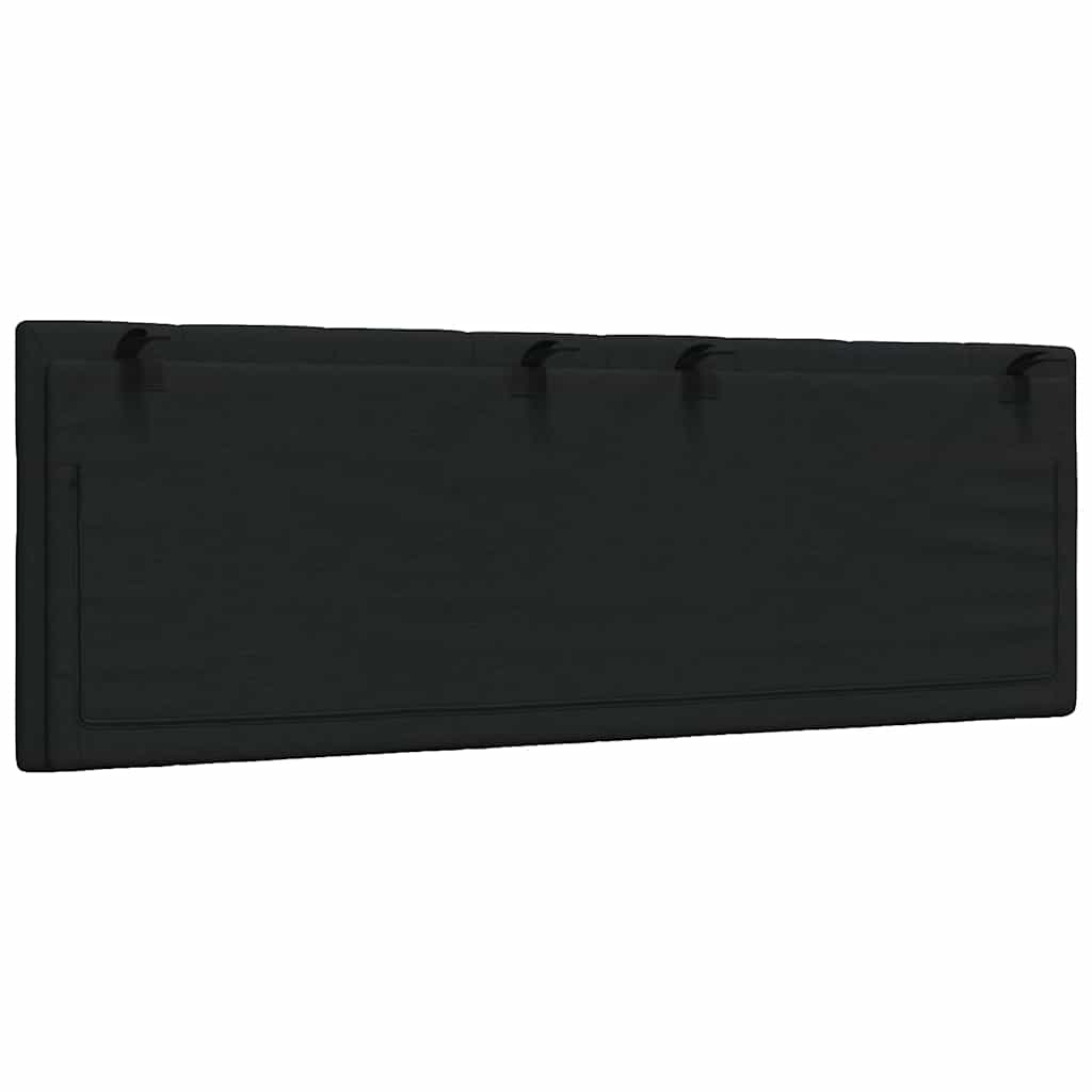 Jastuk za uzglavlje Hanko crni 120 cm od tkanine