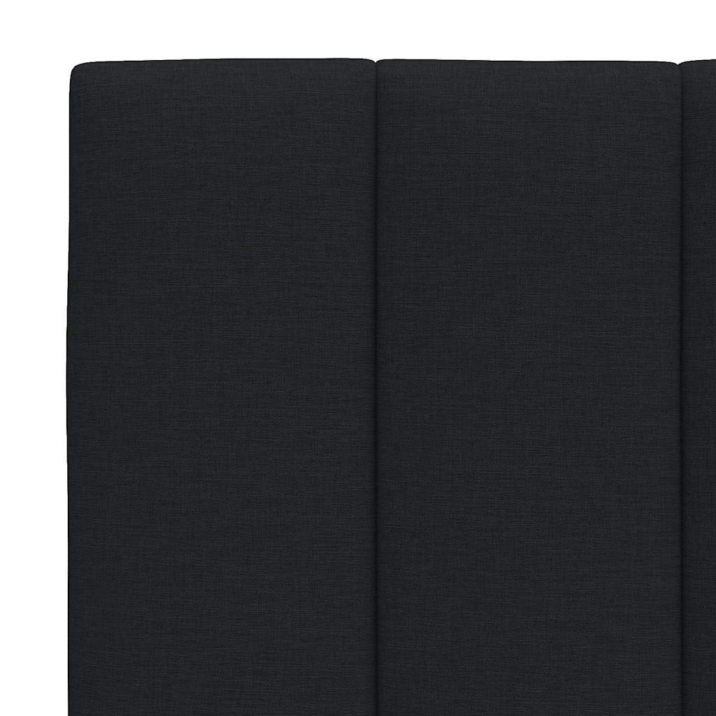 Jastuk za uzglavlje Hanko crni 120 cm od tkanine