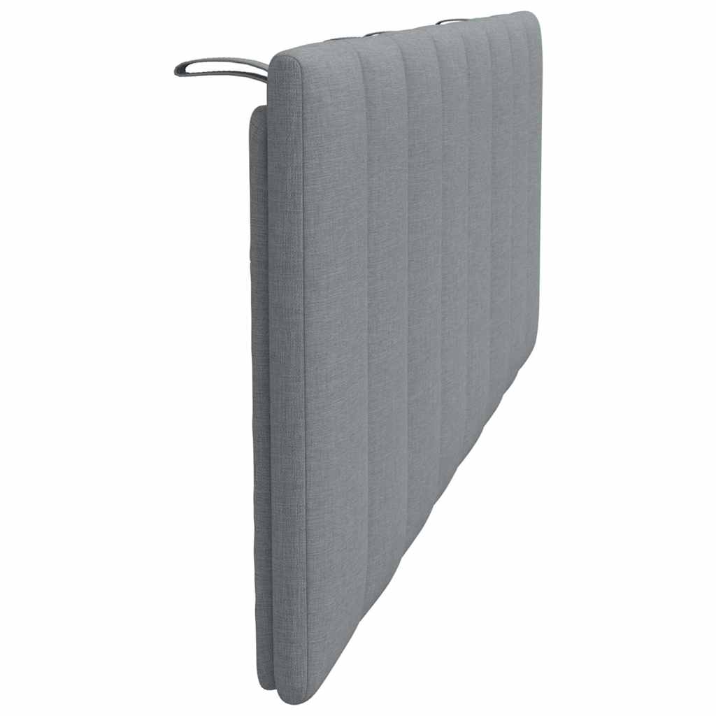Jastuk za uzglavlje Hanko svjetlosivi 140 cm od tkanine