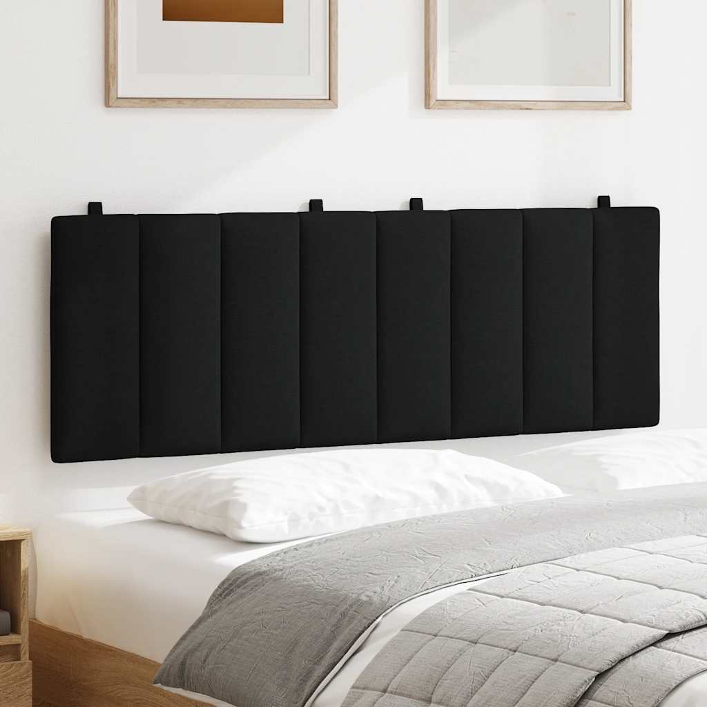 Jastuk za uzglavlje Hanko crni 140 cm od tkanine