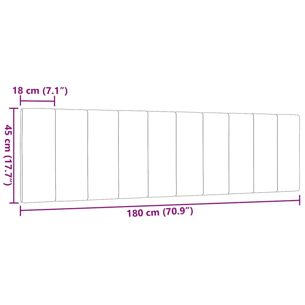 Jastuk za uzglavlje Hanko svjetlosivi 180 cm od tkanine