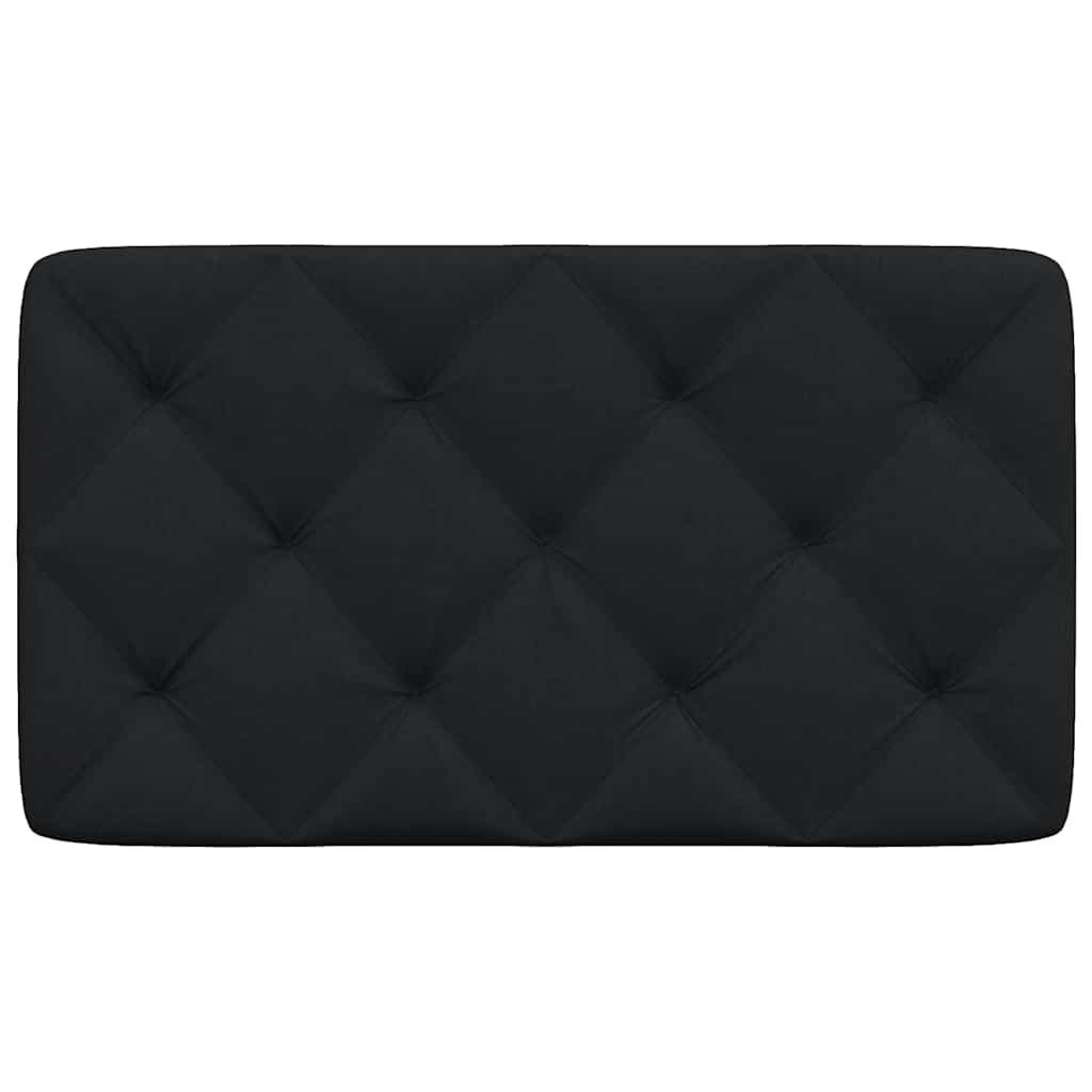 Jastuk za uzglavlje crni 90 cm od tkanine