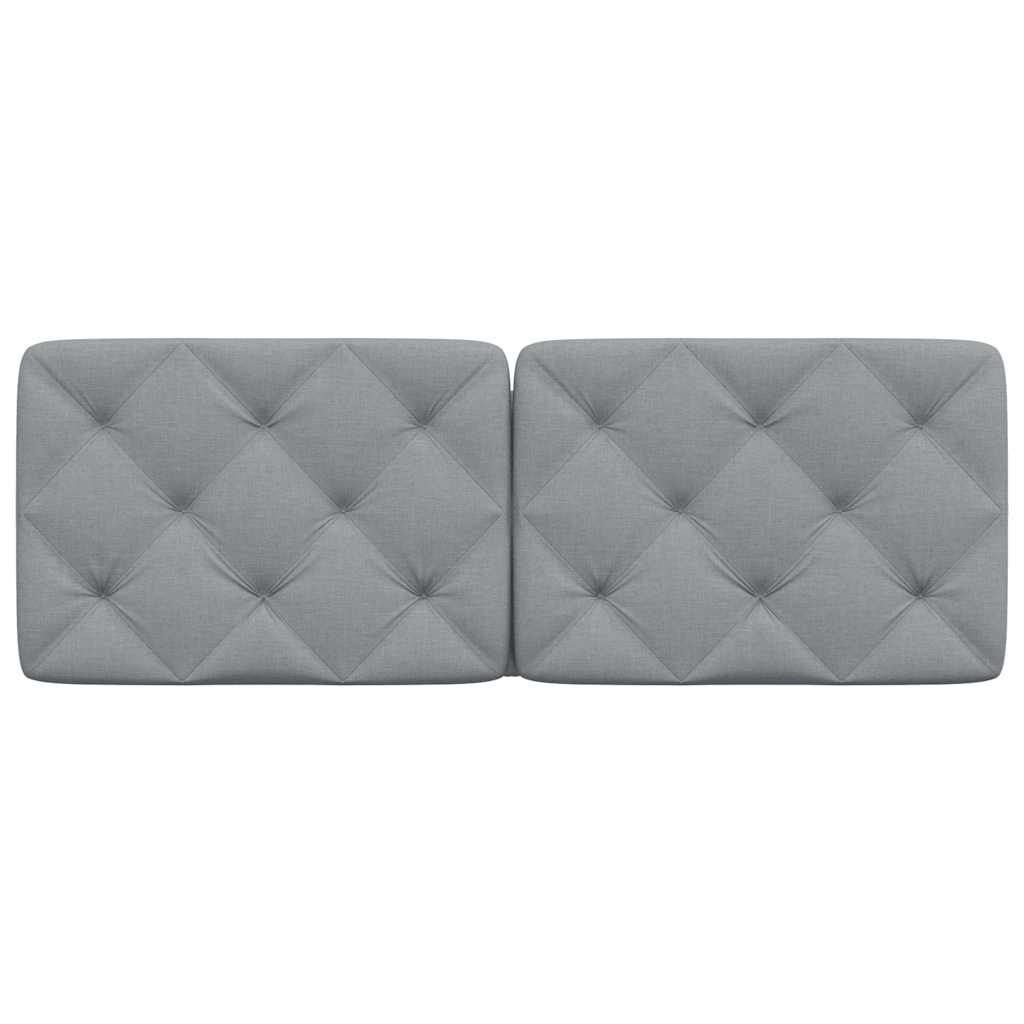 Jastuk za uzglavlje svjetlosivi 120 cm od tkanine