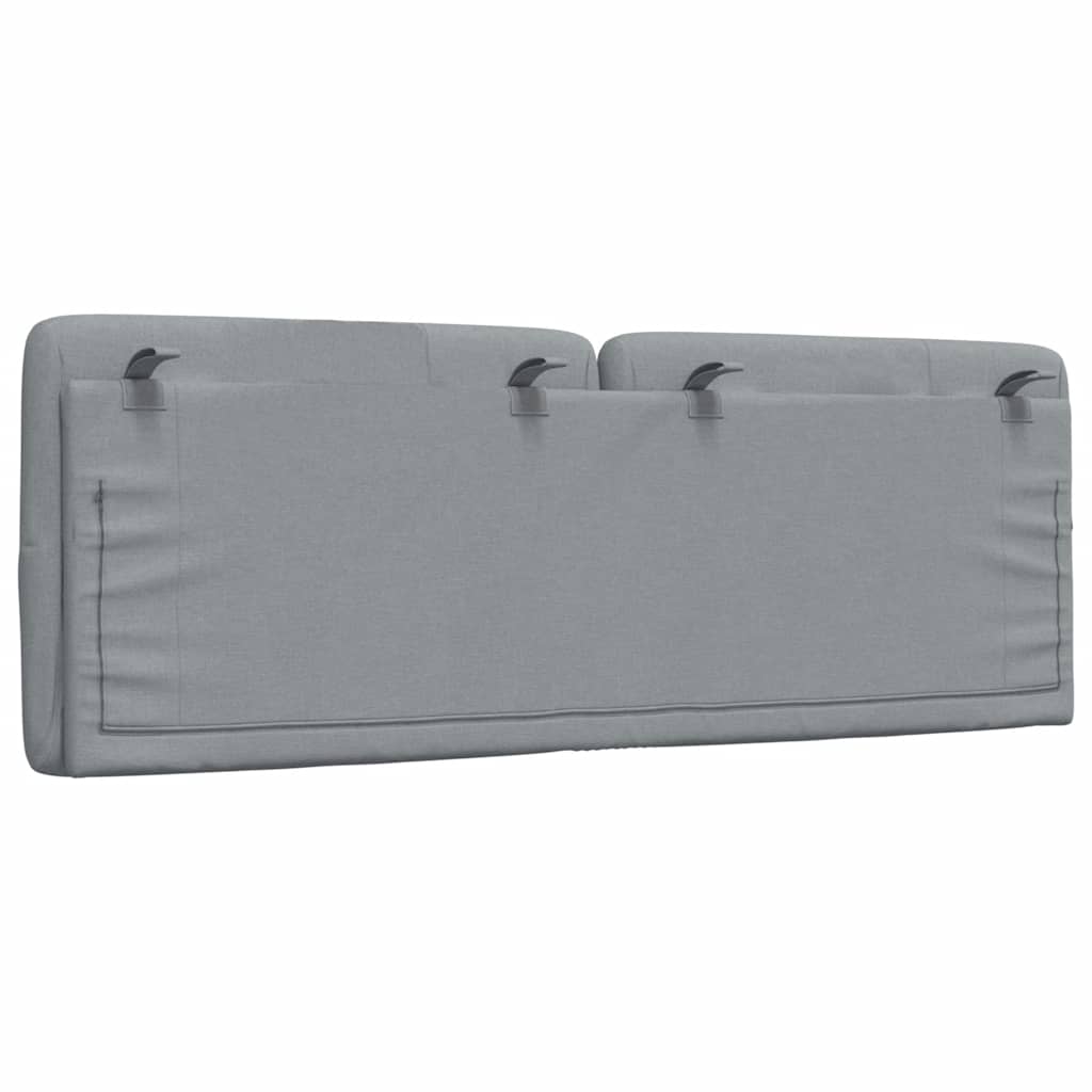 Jastuk za uzglavlje svjetlosivi 120 cm od tkanine