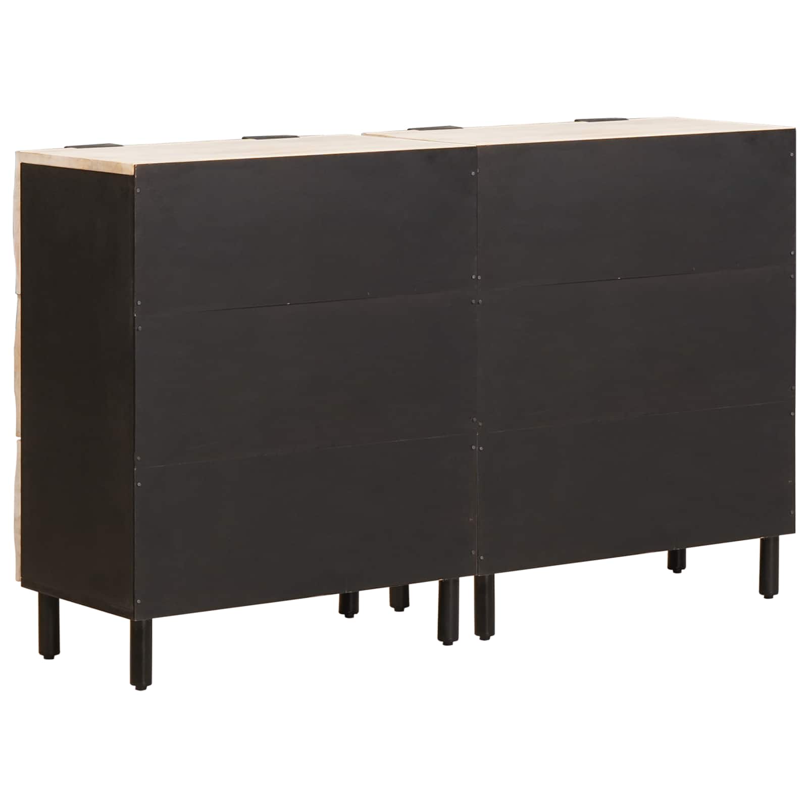 Kreveta 2 pcs Finš bijelog pranja 60 x 33 x 75 cm