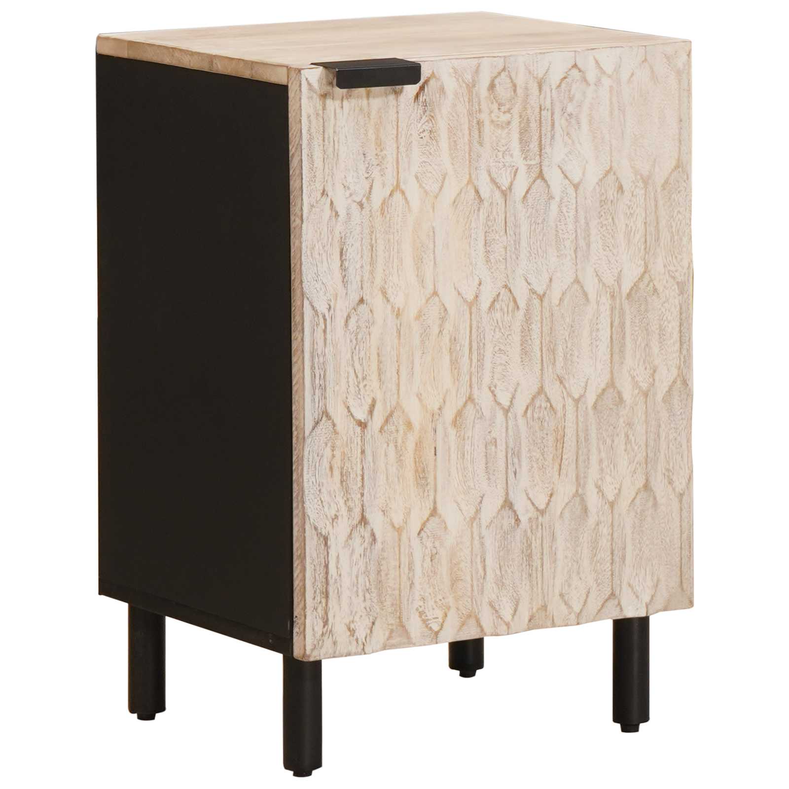 Setovi za kupaonicu 4 pcs Finš bijelog pranja Čvrsto drvo manga