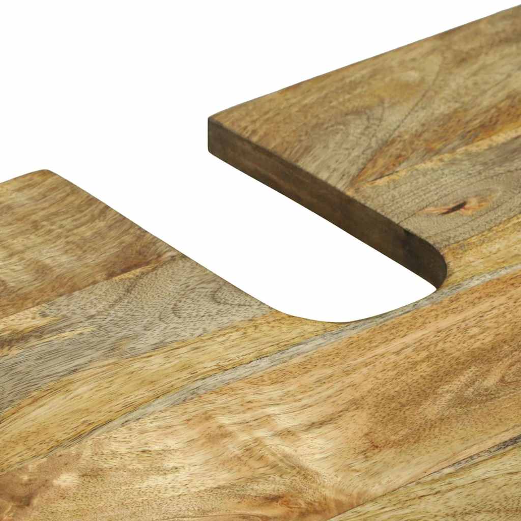 Set namještaja za kupaonicu 2 pcs Smeđa Konstruirano drvo