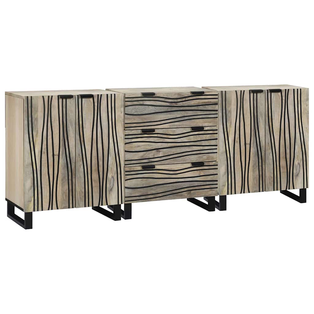Set namještaja za kupaonicu 3 pcs Bijelo Konstruirano drvo