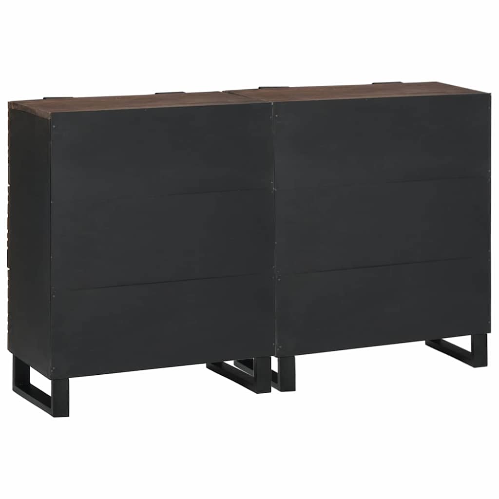 Set komoda 2 pcs Orah 120 x 33,5 x 75 cm Čvrsto drvo manga
