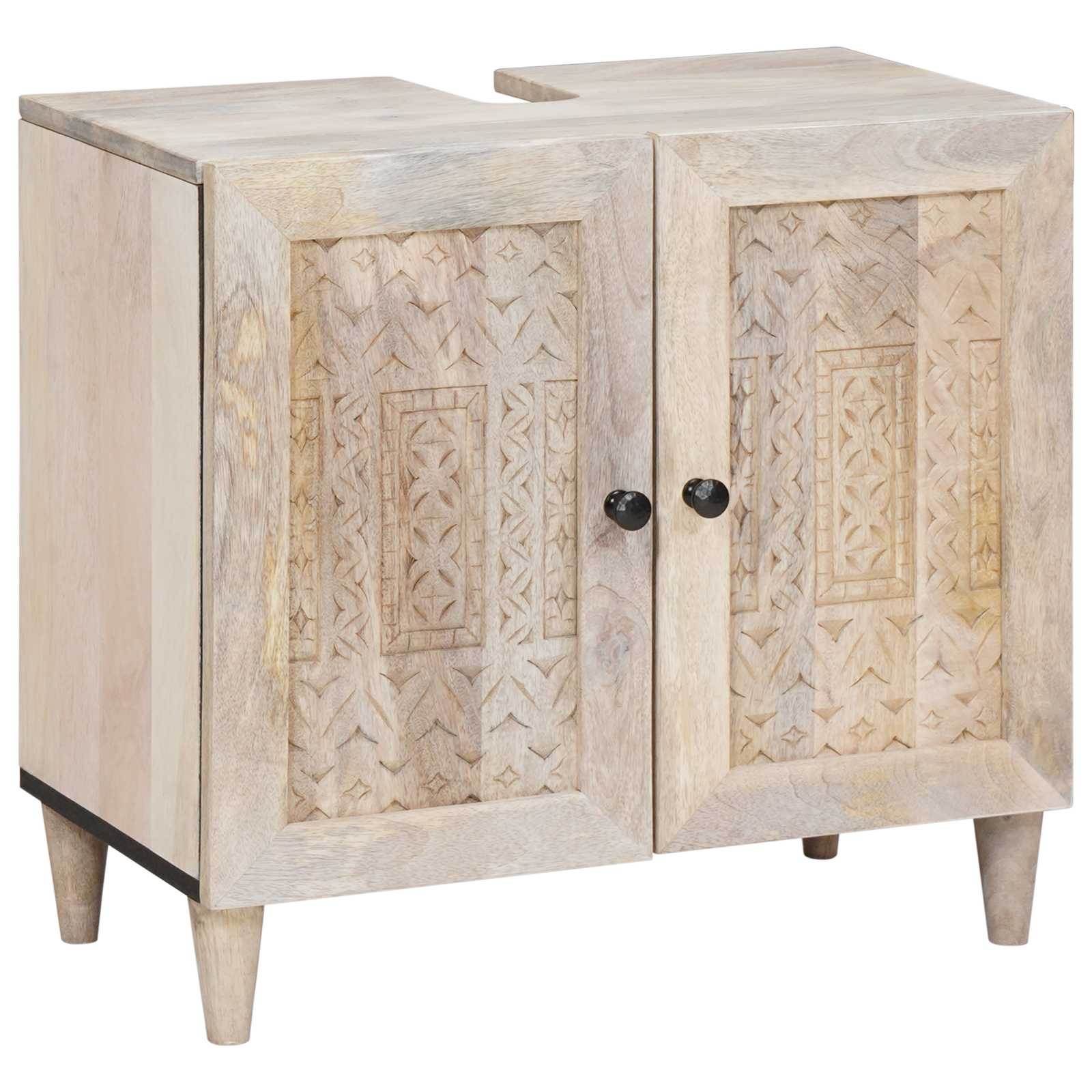 Set namještaja za kupaonicu 3 pcs Bijelo Konstruirano drvo