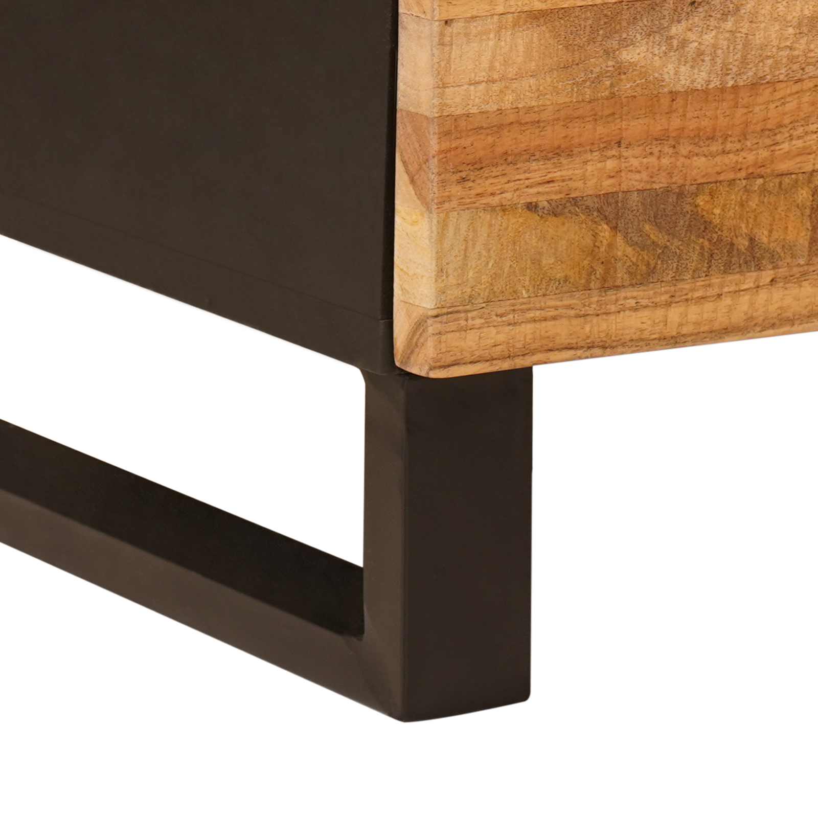 Kreveta 2 pcs Smeđa 60 x 33 x 75 cm Čvrsto drvo manga