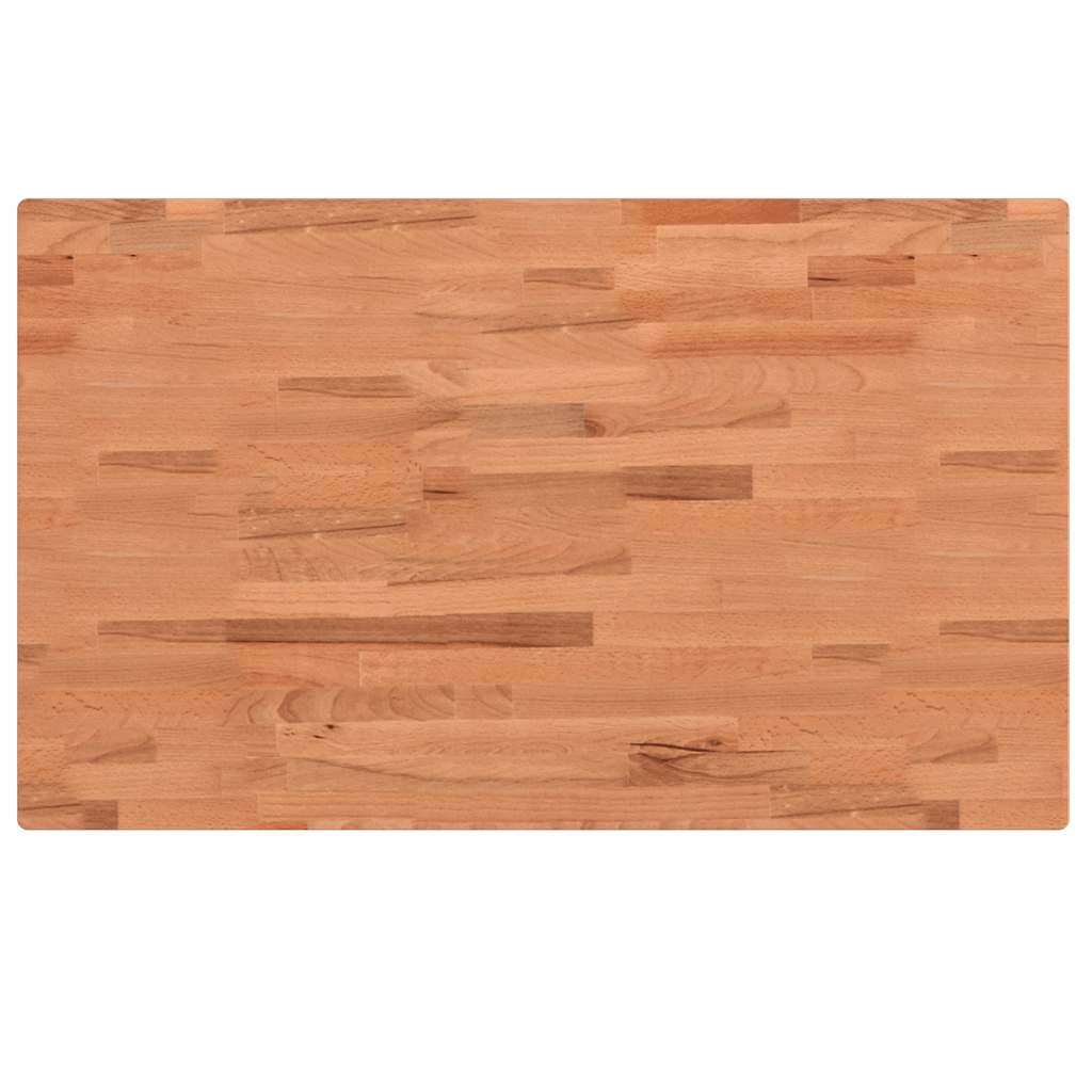 Radni stol 100 x 60 x 83 cm od masivne bukovine pravokutni