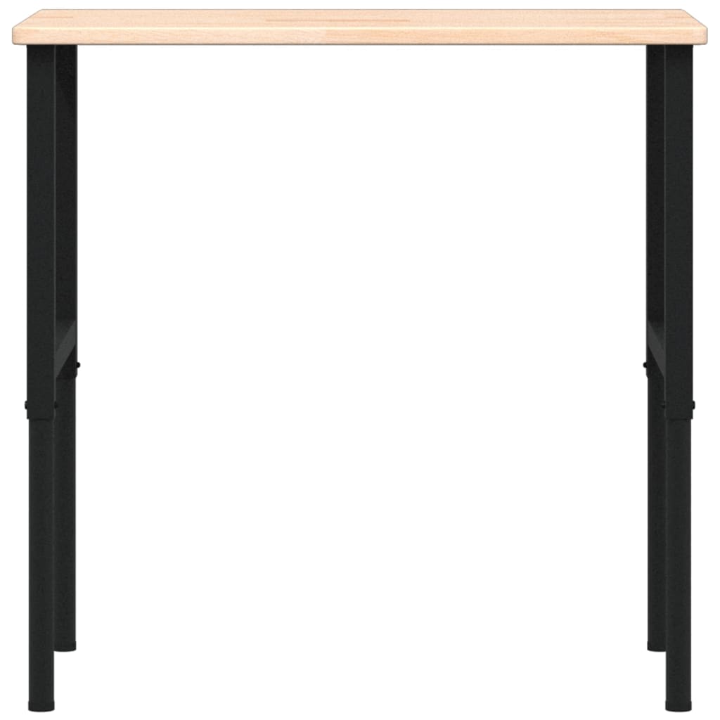Radni stol 100x60x(71,5-98) cm od masivne hrastovine pravokutni