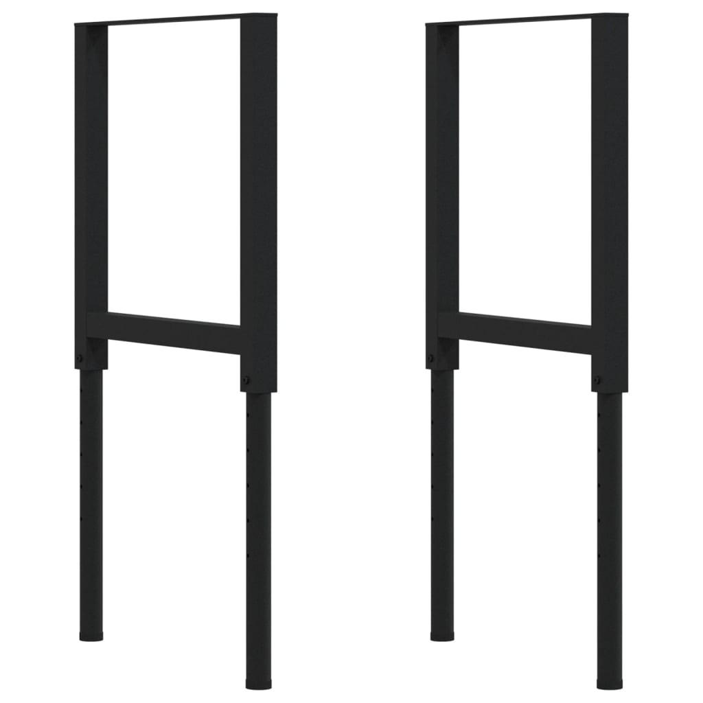 Radni stol 100x60x(71,5-98) cm od masivne hrastovine pravokutni
