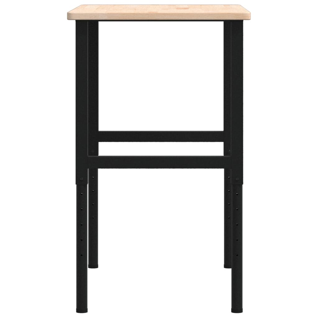 Radni stol 100x60x(71,5-98) cm od masivne hrastovine pravokutni