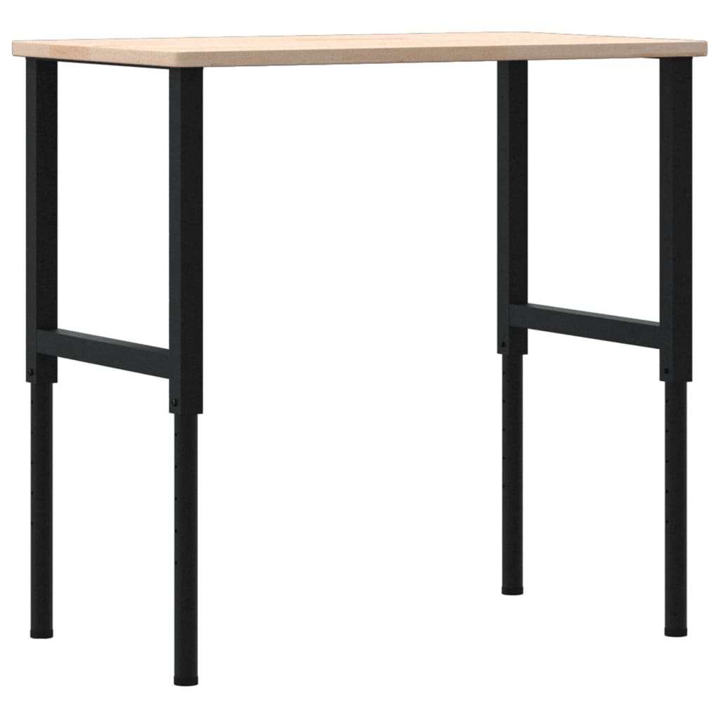 Radni stol 100x60x(71,5-98) cm od masivne hrastovine pravokutni