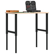 Radni stol 100x60x(71,5-98) cm od masivne hrastovine pravokutni